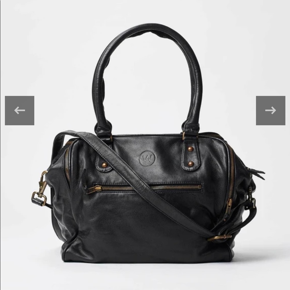 Wanderers Travel leather THE BORDEAUX HANDBAG